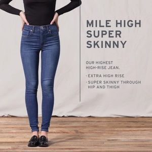 Levi’s Mile High Super Skinny Jeans